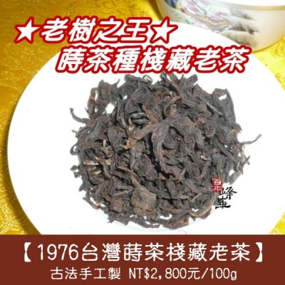 【1976年台灣蒔茶棧藏老茶】100g